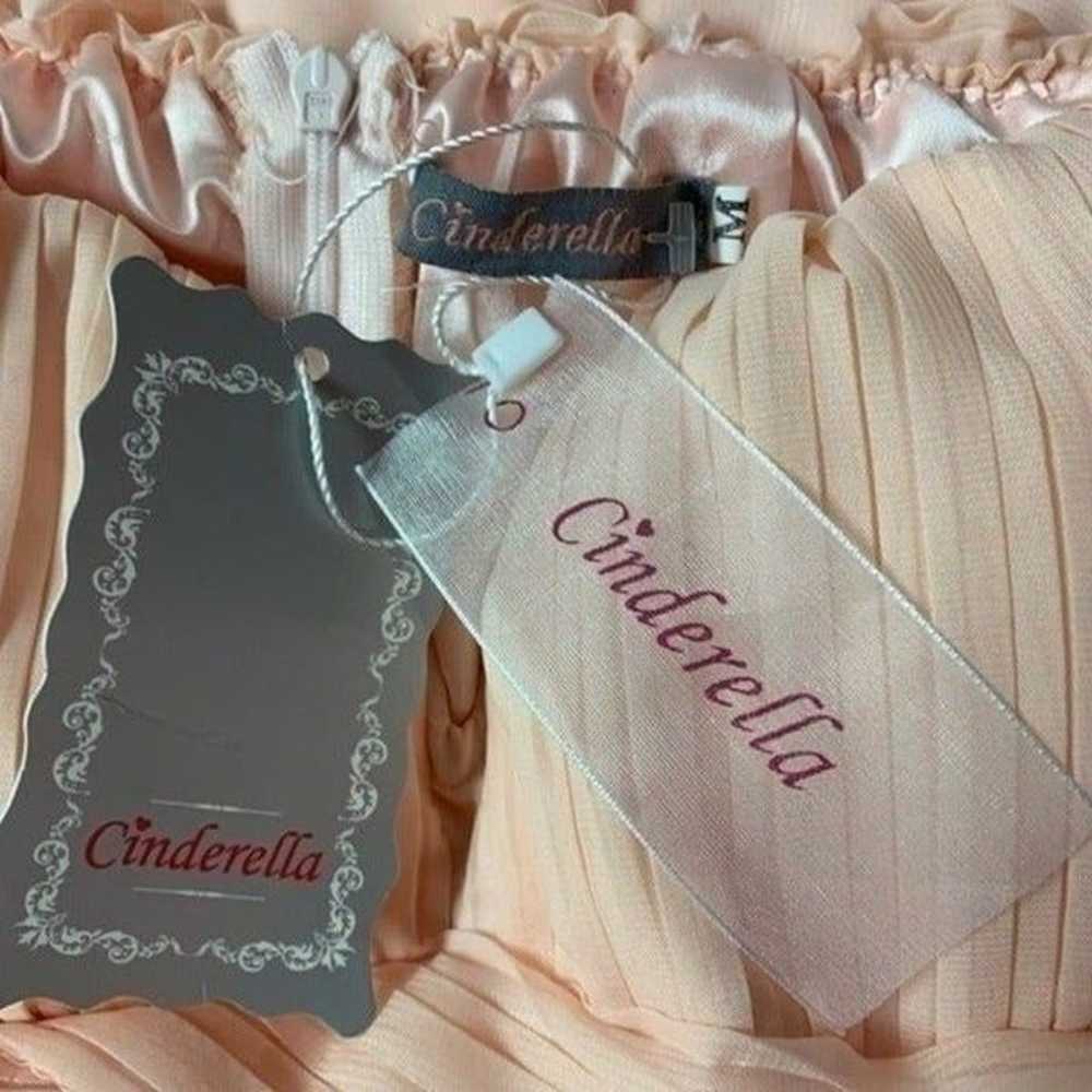 Cinderella Womens Strapless Dress Pink Pleated Ru… - image 6
