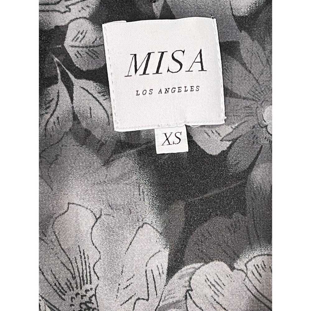 Misa Los Angeles Adora Dress Grey/Black Floral SI… - image 7