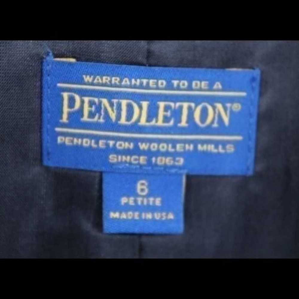 PENDLETON VIRGIN WOOL DOUBLE BREASTED TRENCH DRES… - image 4