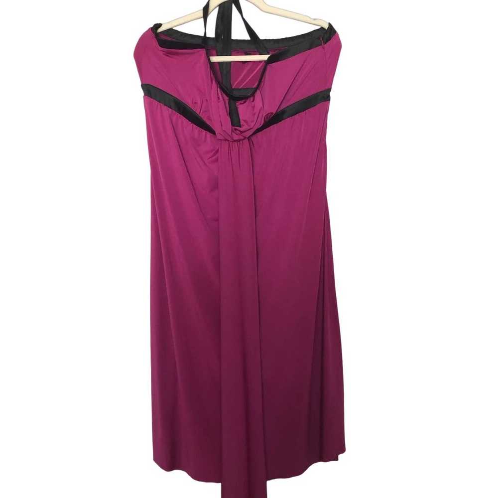 RK Pink/Black Halter Dress XL - image 1