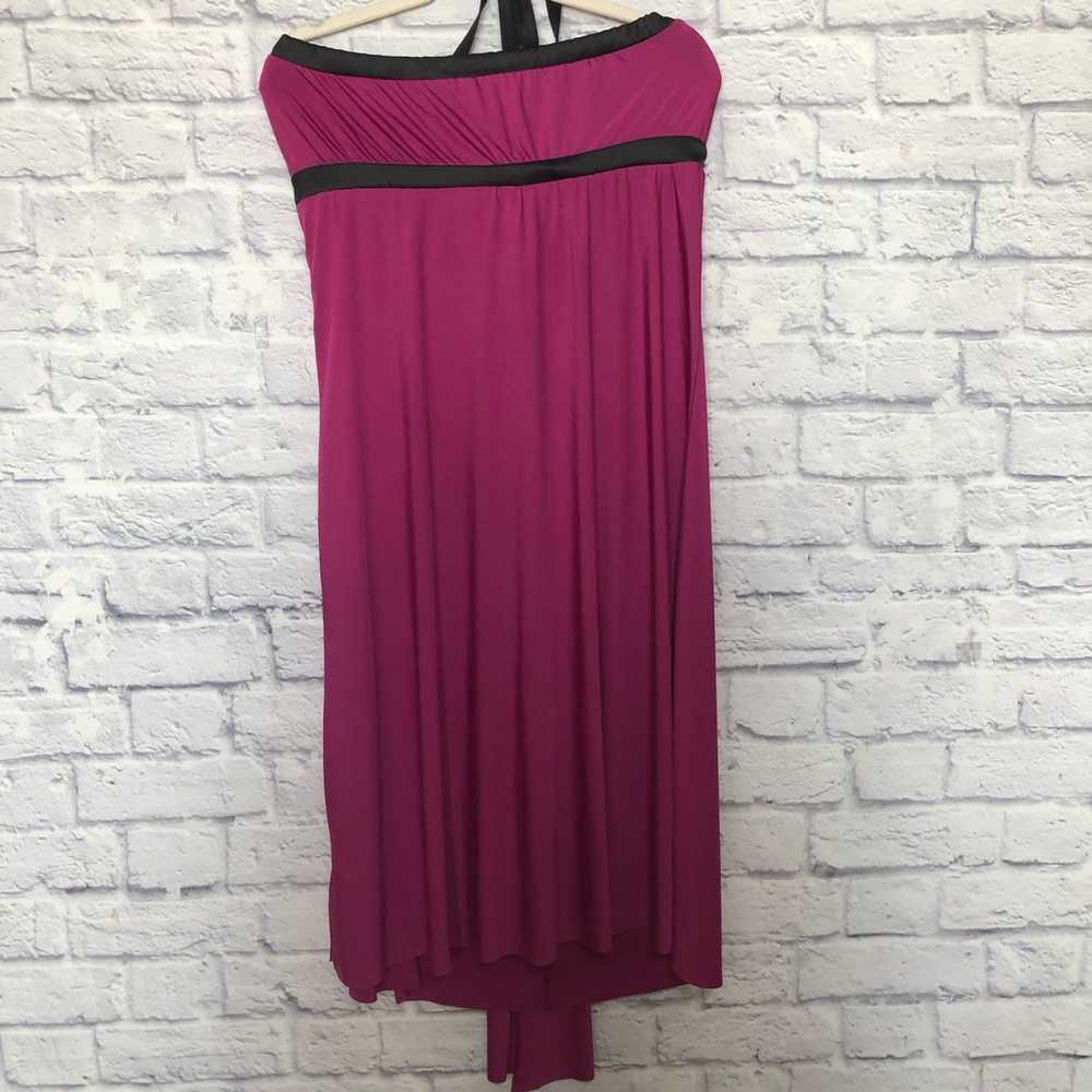 RK Pink/Black Halter Dress XL - image 2