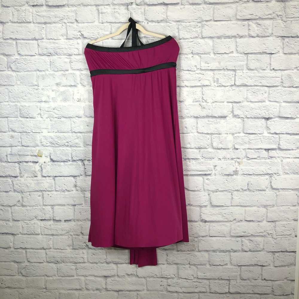 RK Pink/Black Halter Dress XL - image 4