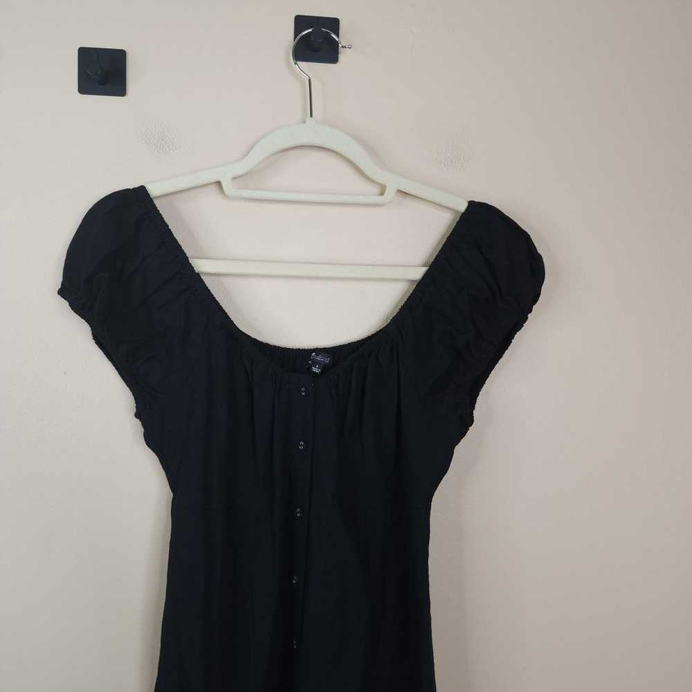 Madewell Margie Mini Dress in Black Size 0 - image 2