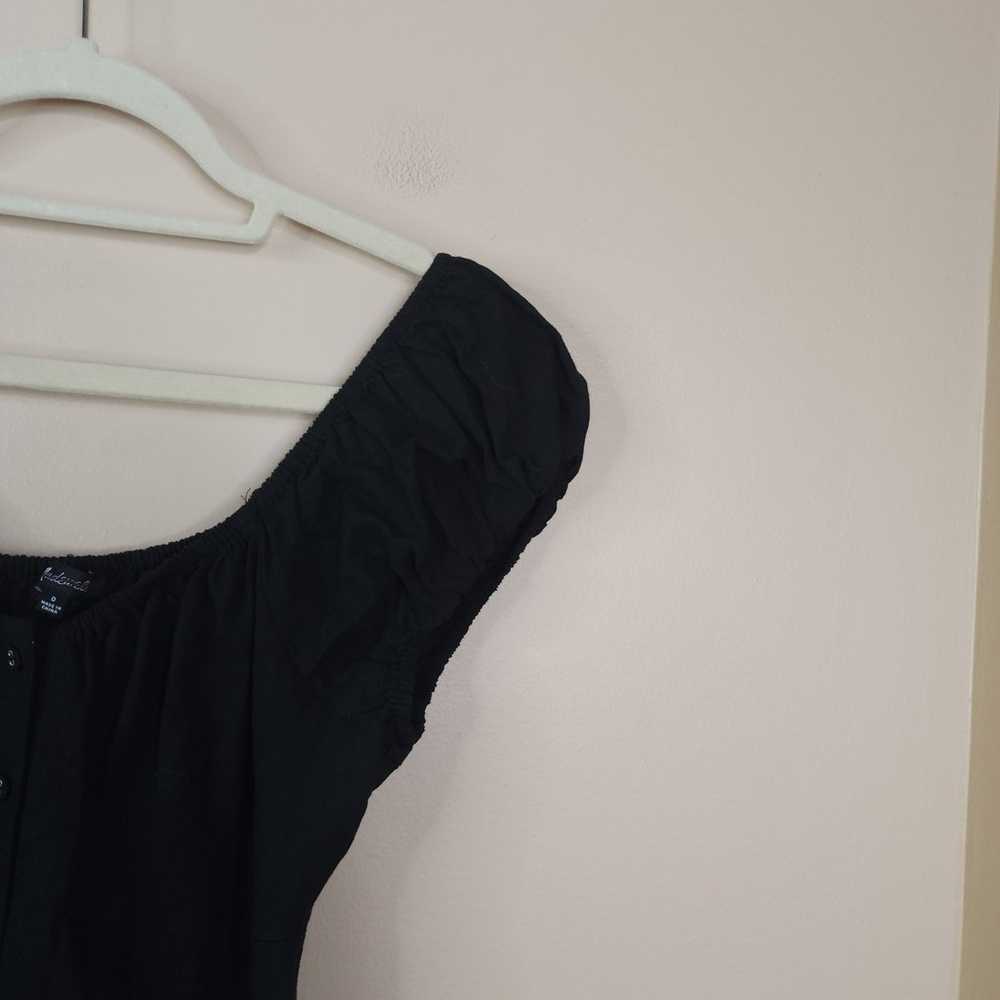 Madewell Margie Mini Dress in Black Size 0 - image 3