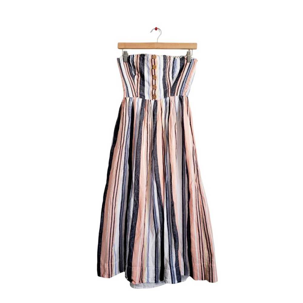 Free People  Lilah Pleated Tube Midi Dress Size S… - image 1