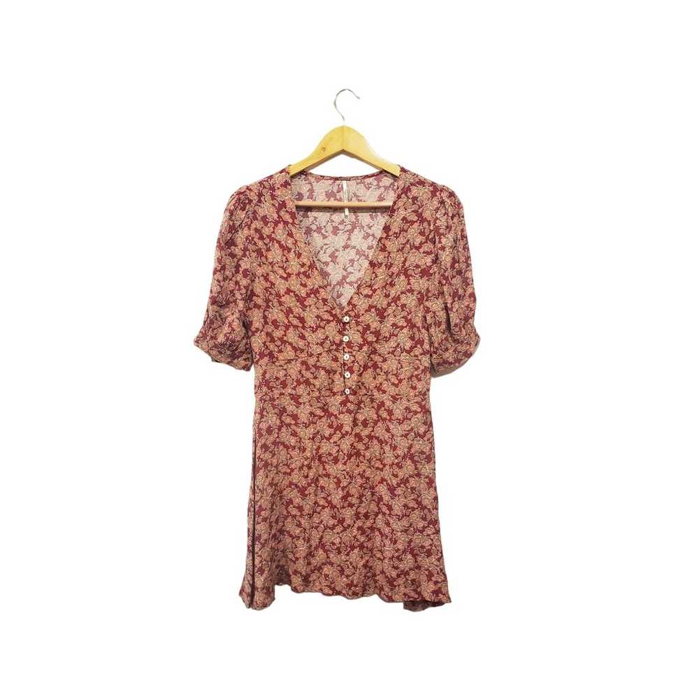 Free People Provence Floral Mini Dress Size Small - image 1