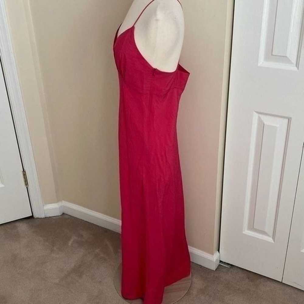 Madewell Layton Midi Slip Dress Rosy Hibiscus Siz… - image 6