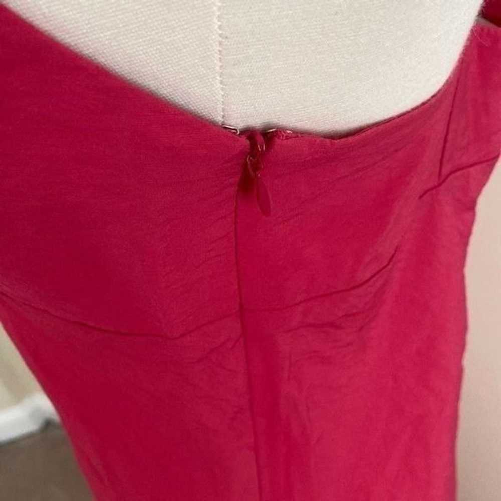 Madewell Layton Midi Slip Dress Rosy Hibiscus Siz… - image 7