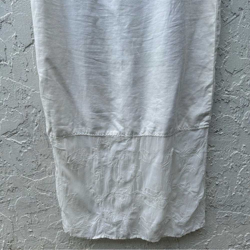 JOHNNY WAS Linen Maxi Dress Size Large Boho Sleev… - image 4