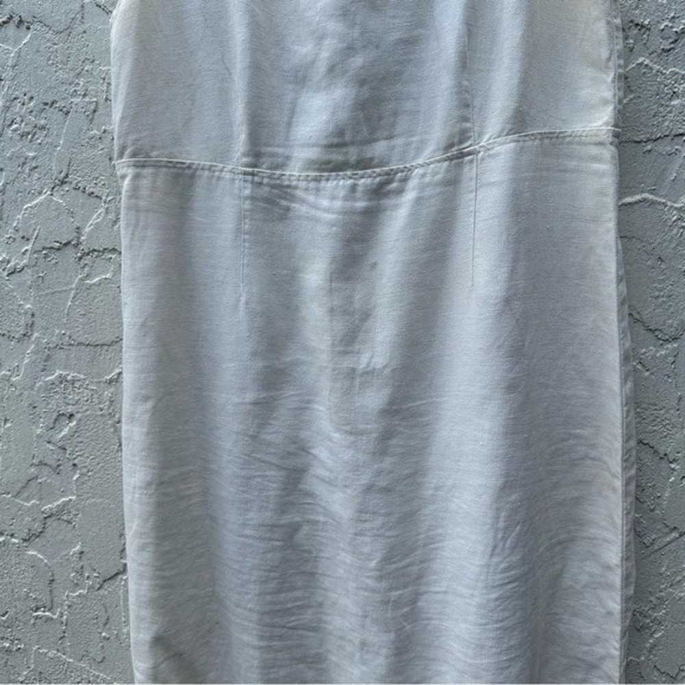JOHNNY WAS Linen Maxi Dress Size Large Boho Sleev… - image 5
