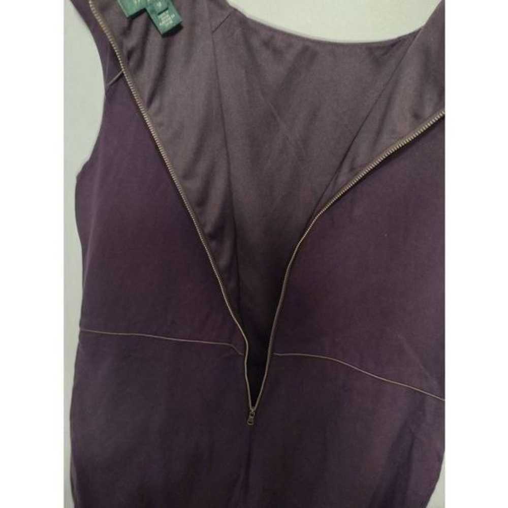 Lauren Ralph Lauren Size 18 Purple Career Dress - image 4