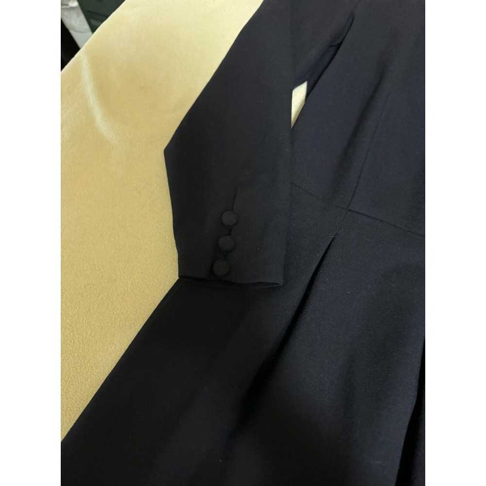 Vintage 80’s Brooks Brothers Navy 100% wool dress… - image 3