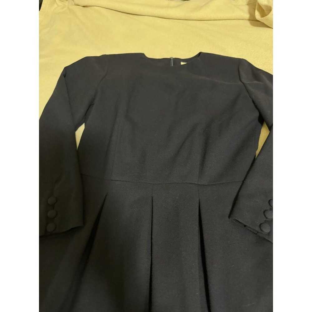 Vintage 80’s Brooks Brothers Navy 100% wool dress… - image 4