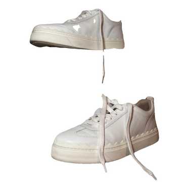 Chloé Lauren leather trainers