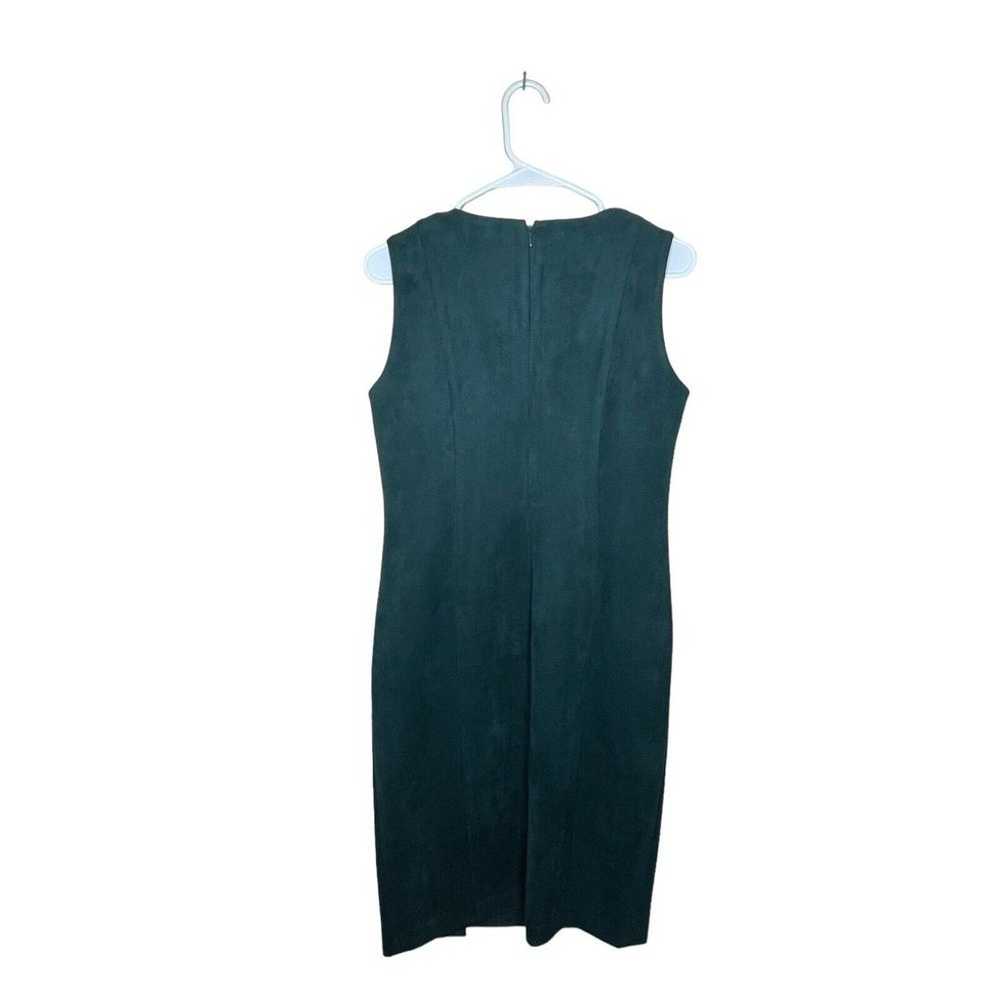 Calvin Klein Women's Green Faux Sueded Dress Size… - image 2