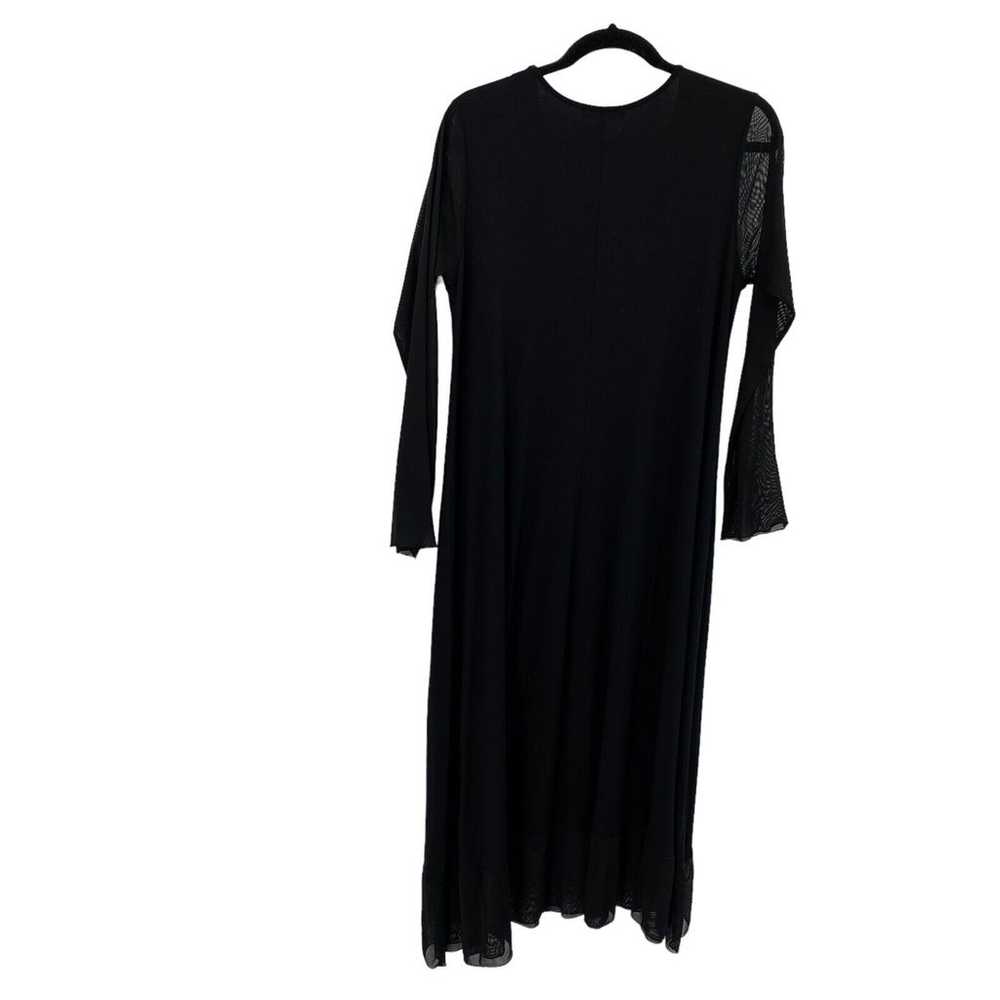 Comfy USA Washington Maxi Dress Black Sheer long … - image 6