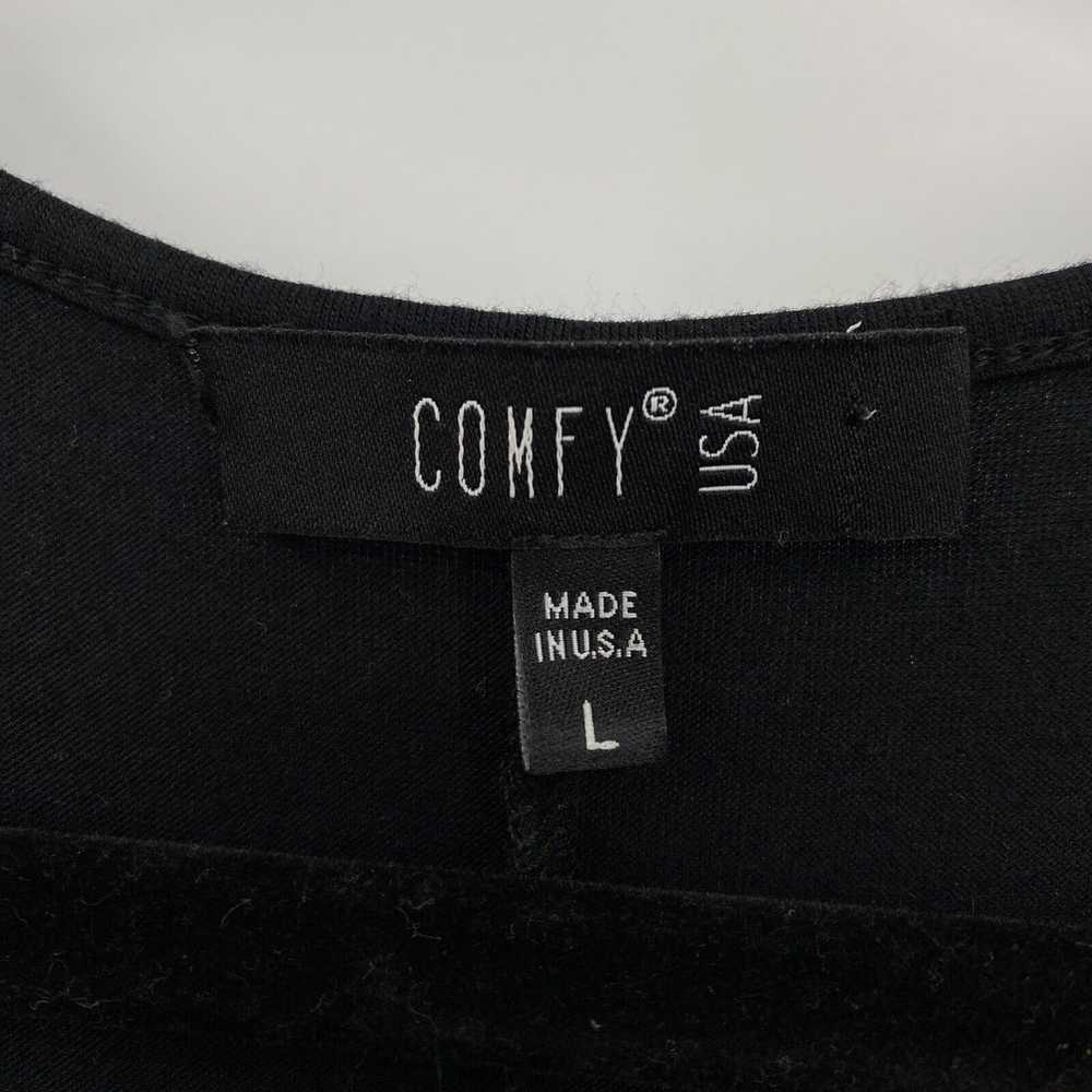 Comfy USA Washington Maxi Dress Black Sheer long … - image 7