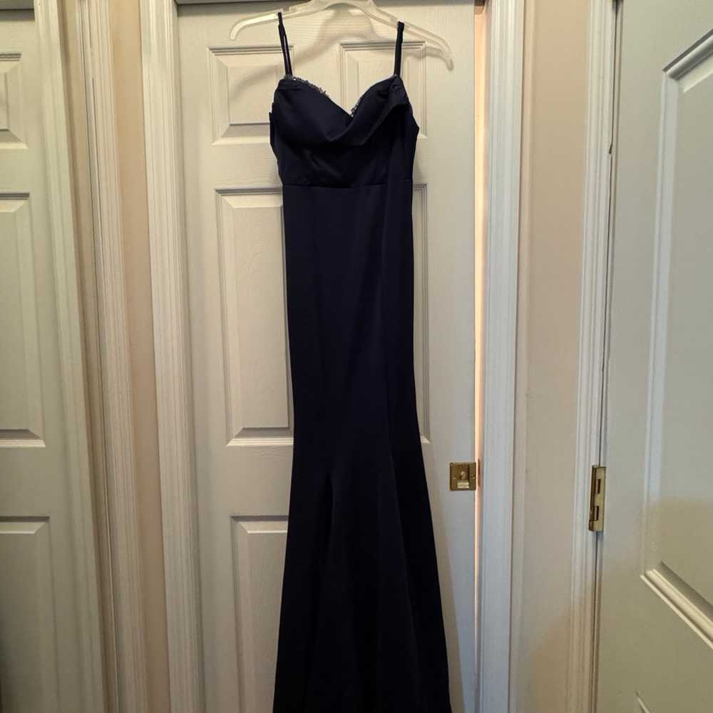 navy blue dress - image 3