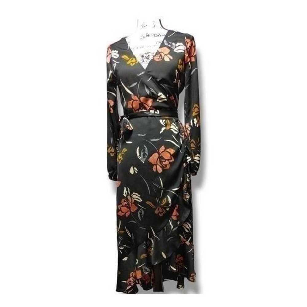 Saltwater Luxe Veronica Midi Dress in Black Floral - image 2