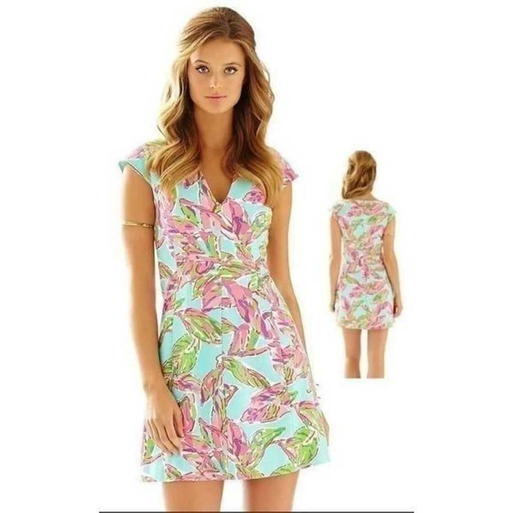 EUC Lilly Pulitzer Brielle in the vias Dress size… - image 1