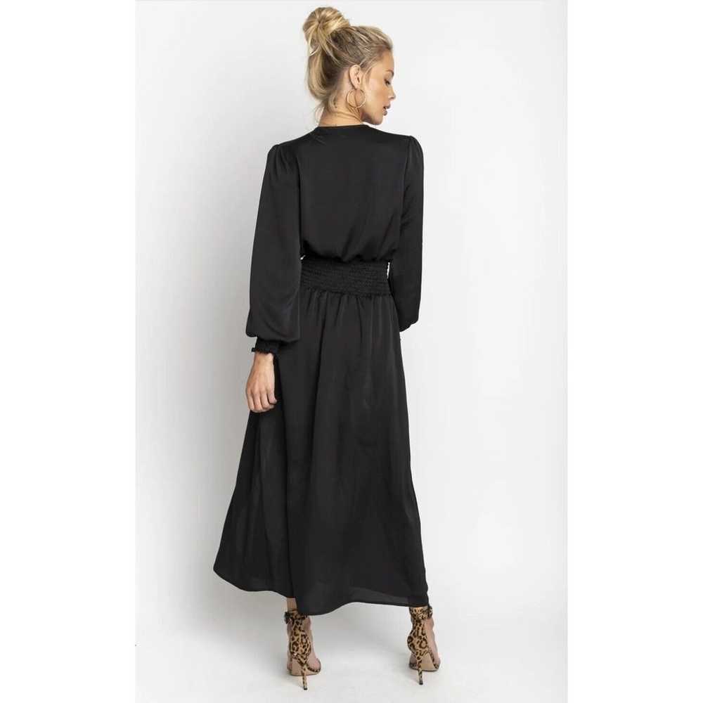 RESA Jade Black Long Sleeve Maxi Dress - Size XS - image 4