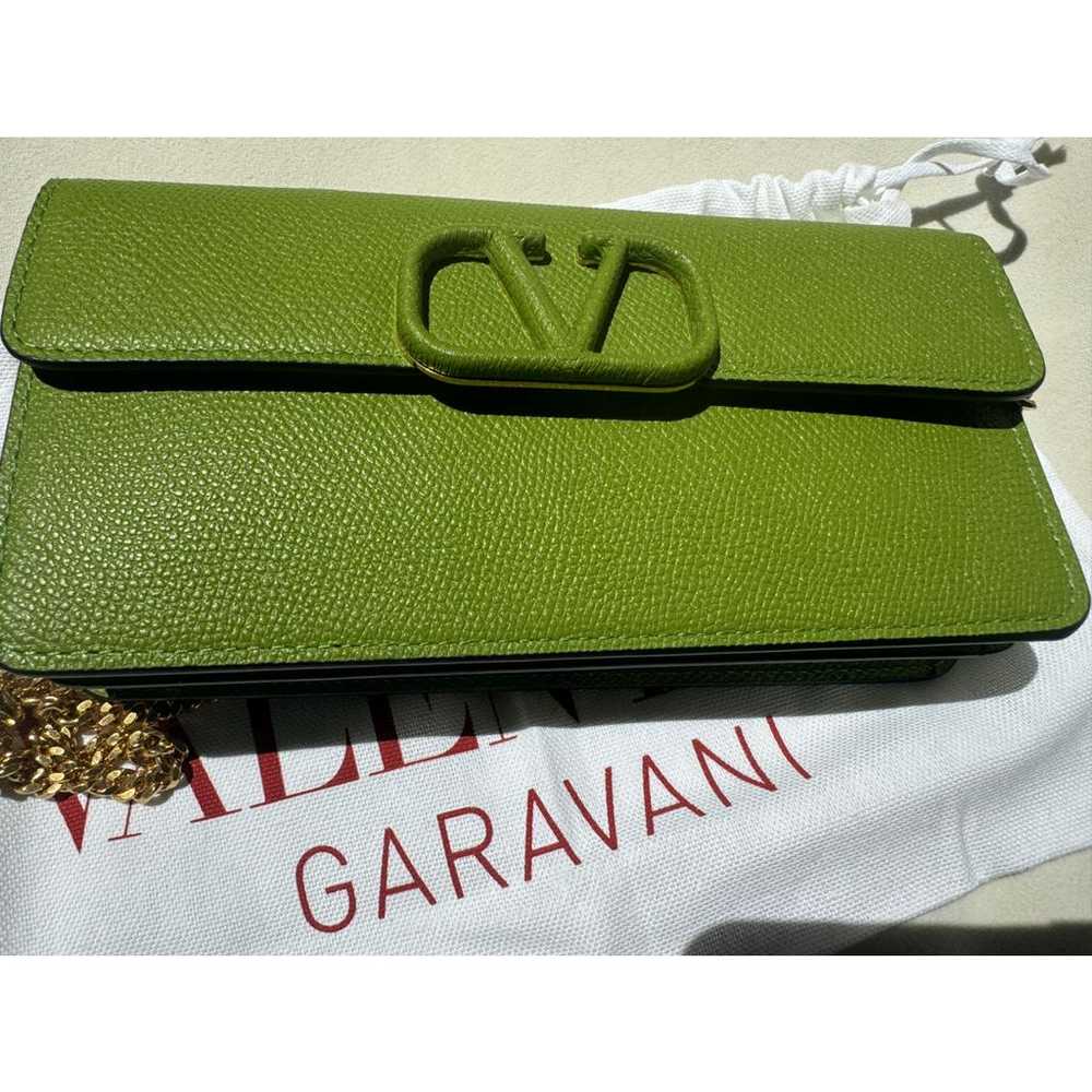 Valentino Garavani VLogo leather clutch bag - image 3