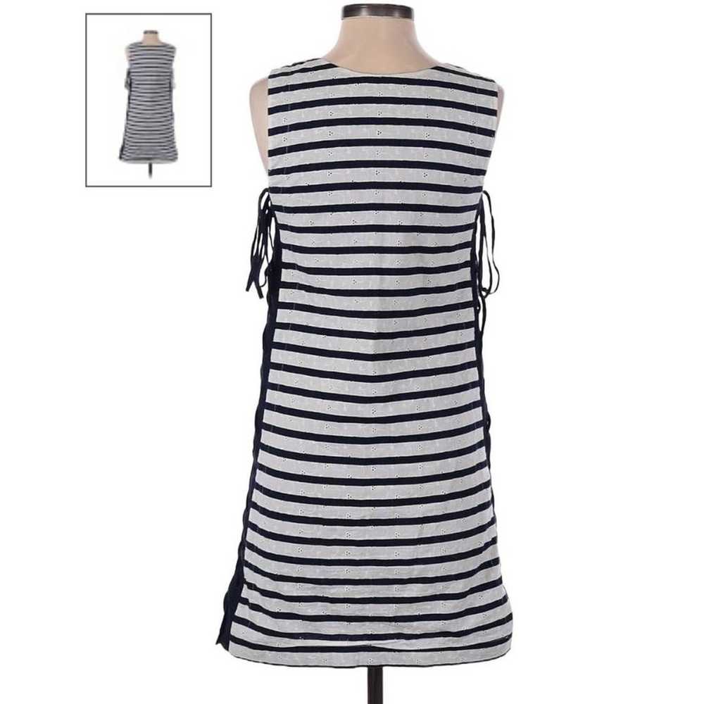 See By Chloe Womens A Line Dress Blue White Strip… - image 2