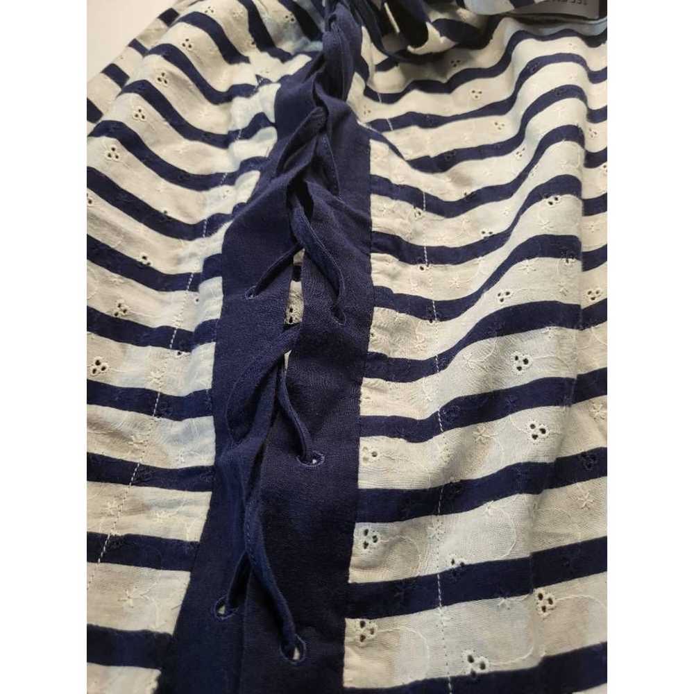 See By Chloe Womens A Line Dress Blue White Strip… - image 5