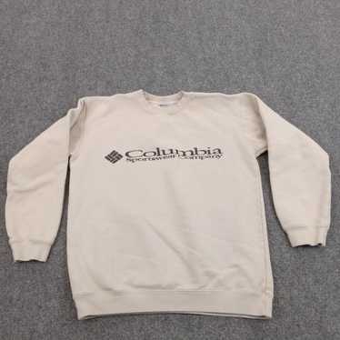 Vintage Columbia Sweatshirt Youth Extra Large Bei… - image 1