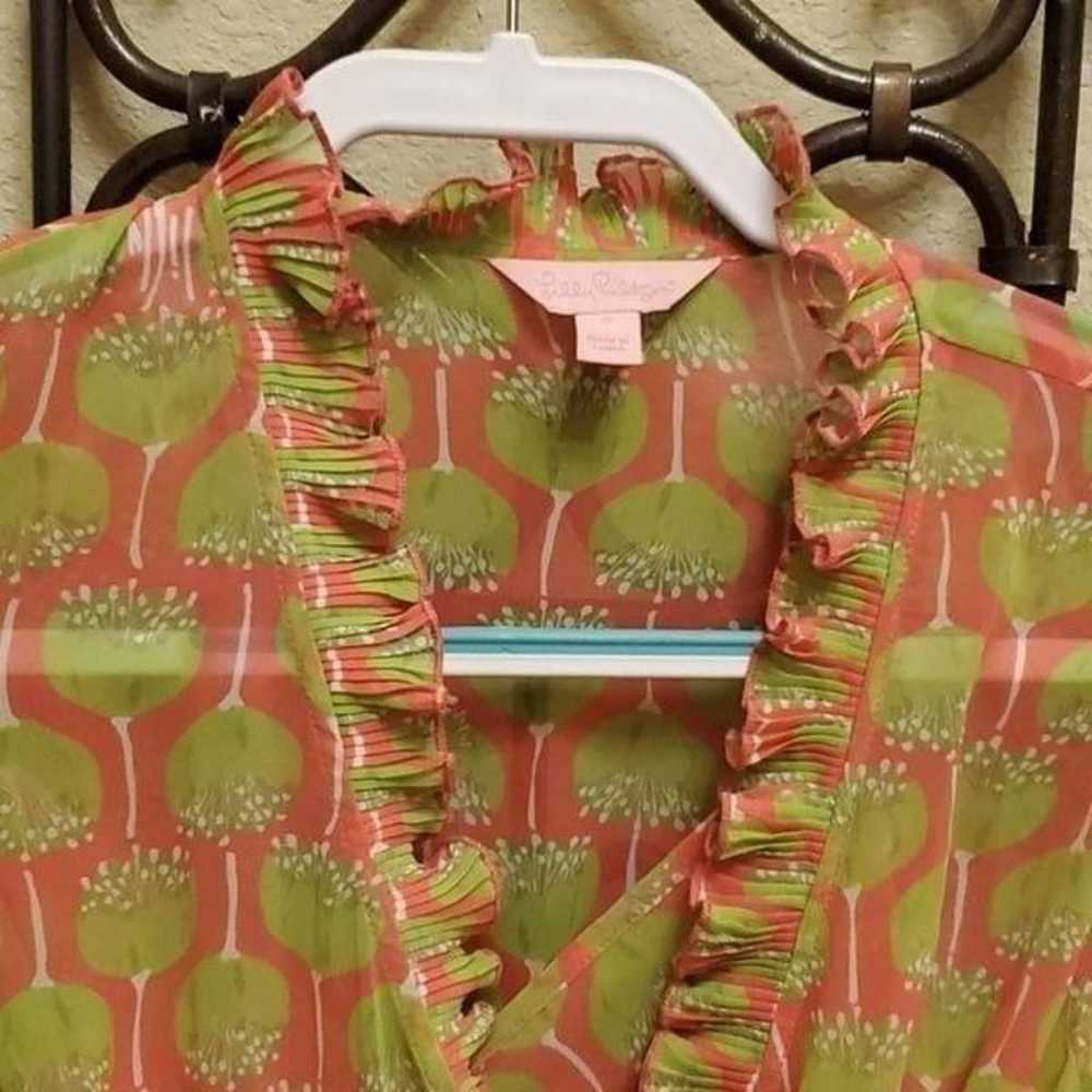 LILLY PULITZER Driscoll Print Wrap Dress - Size 2 - image 5