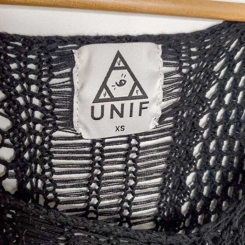 UNIF Black Crochet Open Knit Mesh 'Wren' Sleevele… - image 5