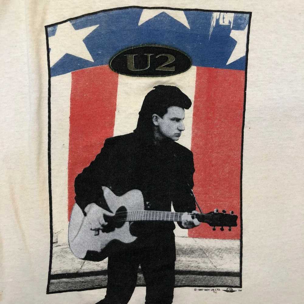 Band Tees × Streetwear × Vintage Vintage 1987 U2 … - image 7