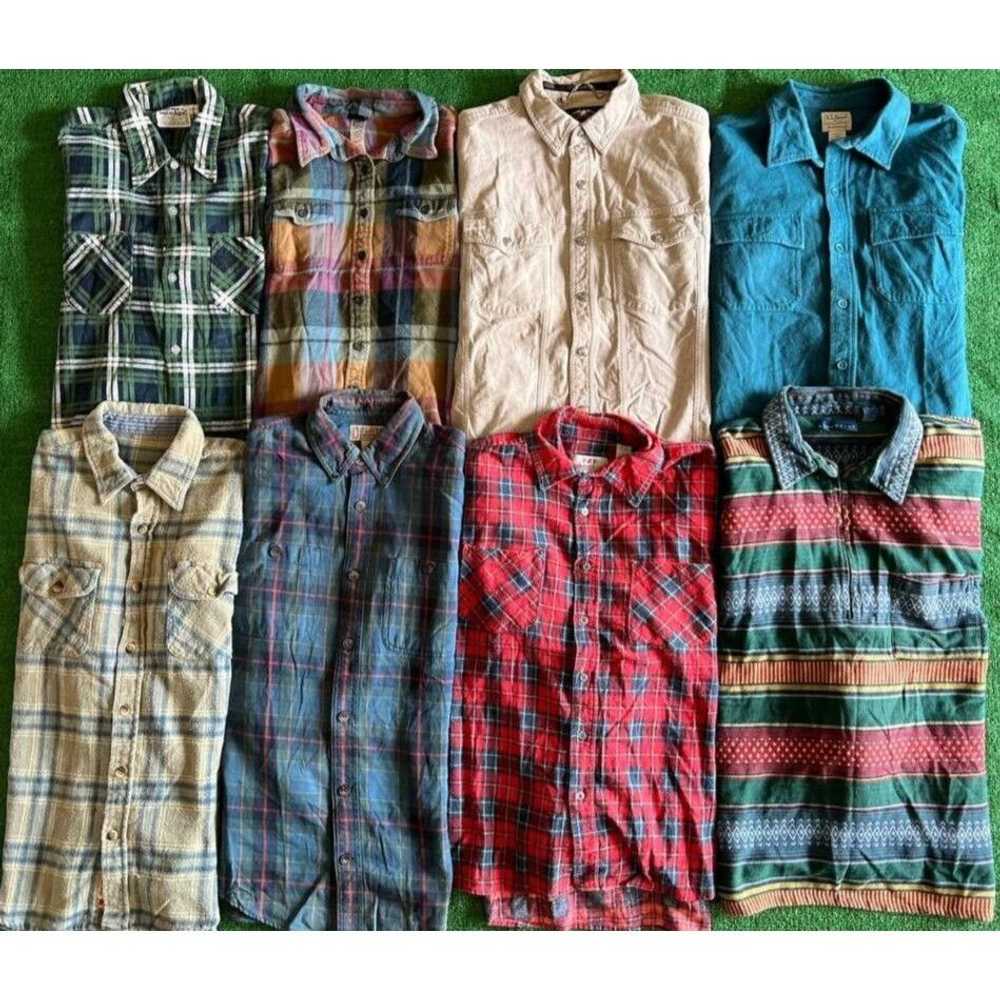 Vintage Vintage Plaid Flannel Shirts Pendleton LL… - image 1
