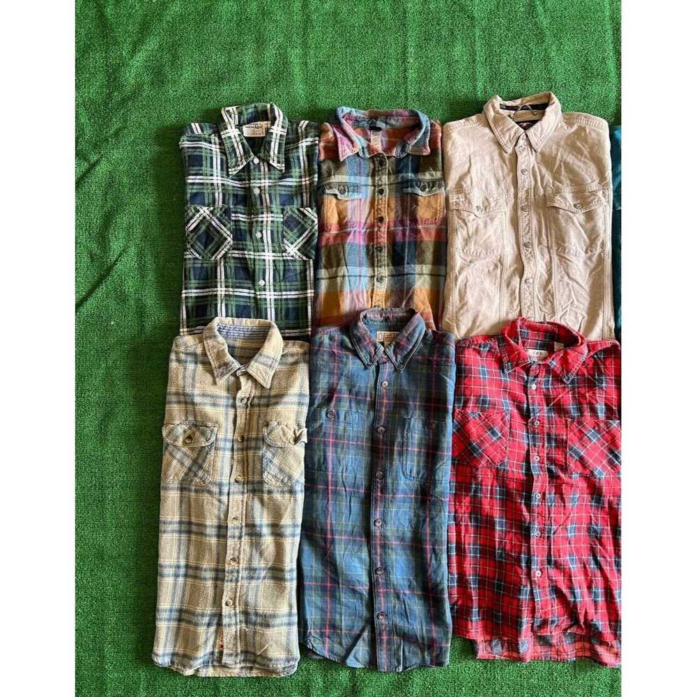 Vintage Vintage Plaid Flannel Shirts Pendleton LL… - image 2