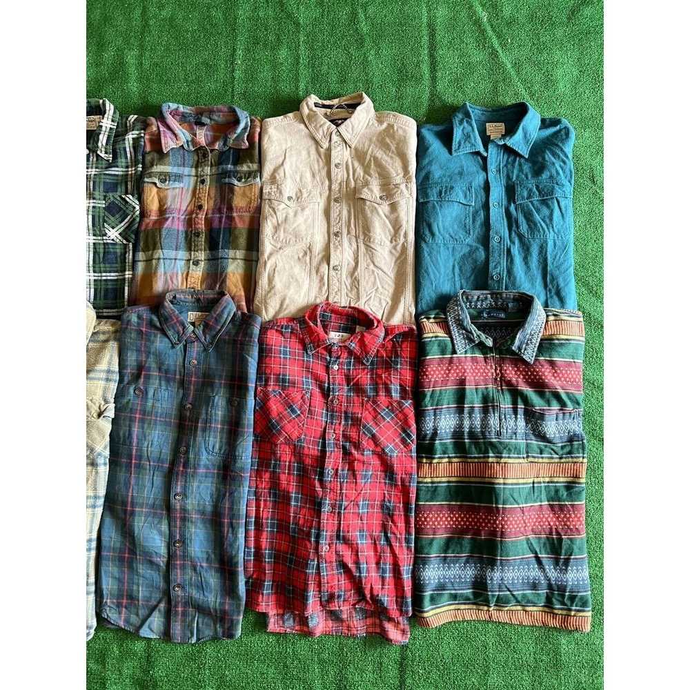 Vintage Vintage Plaid Flannel Shirts Pendleton LL… - image 3