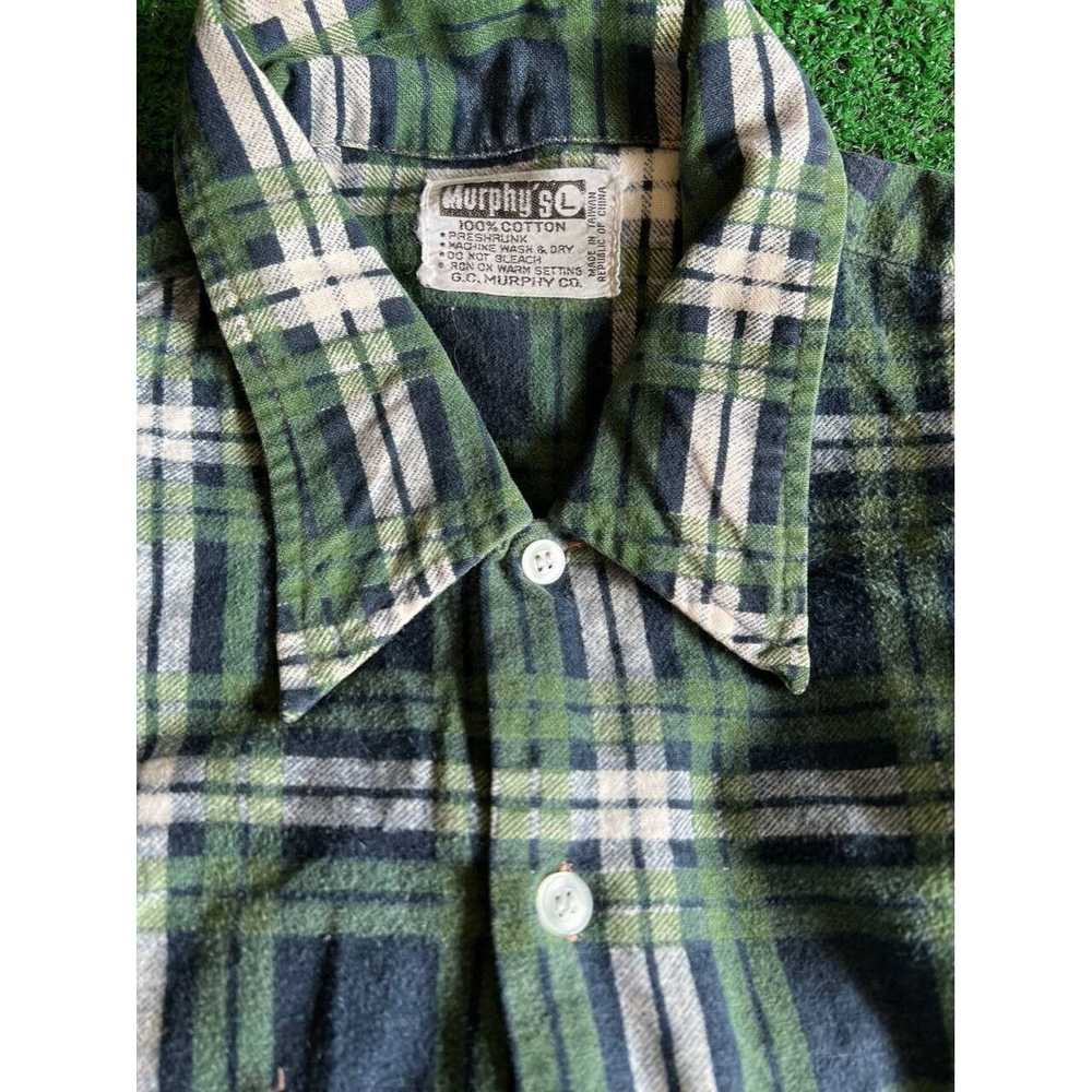 Vintage Vintage Plaid Flannel Shirts Pendleton LL… - image 8