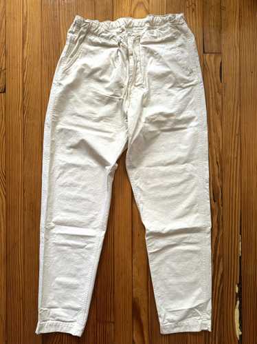 Orslow New Yorker Pants in Ecru Ripstop - image 1