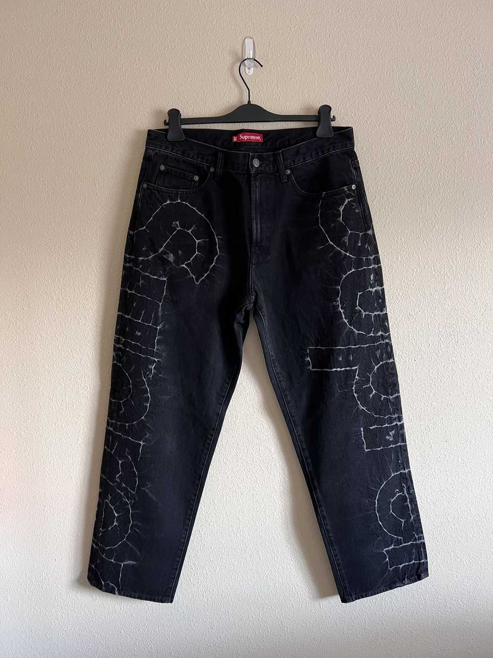 Supreme Supreme Shibori Loose Fit Denim Jeans in … - image 1
