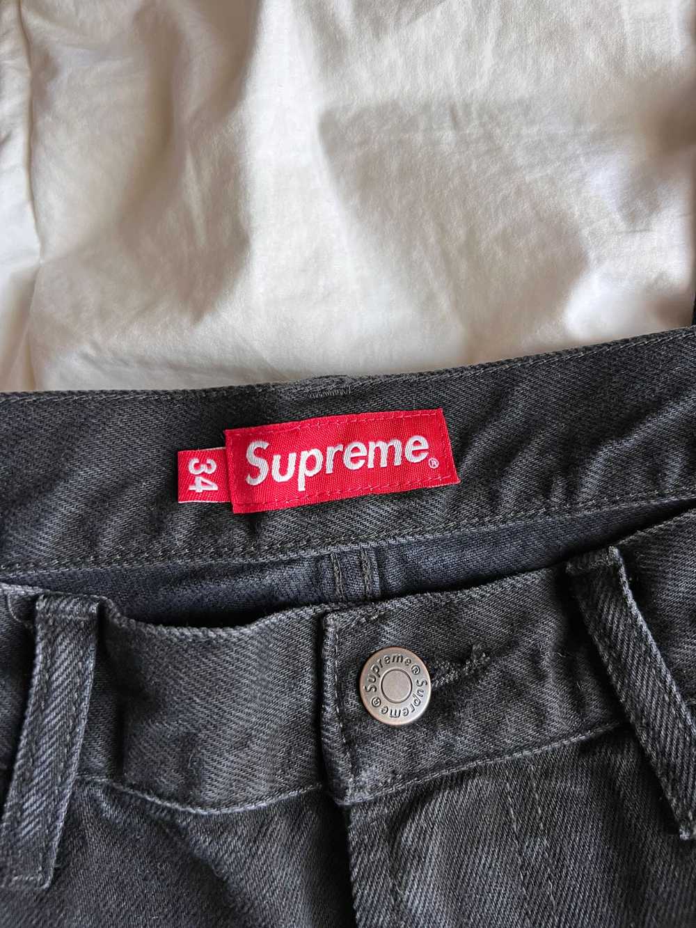 Supreme Supreme Shibori Loose Fit Denim Jeans in … - image 7