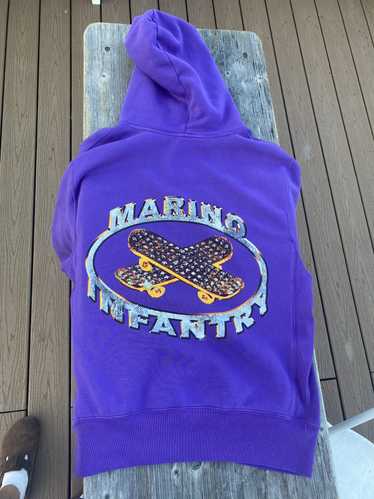 Marino Infantry Marino Infantry Purple Hoodie - image 1