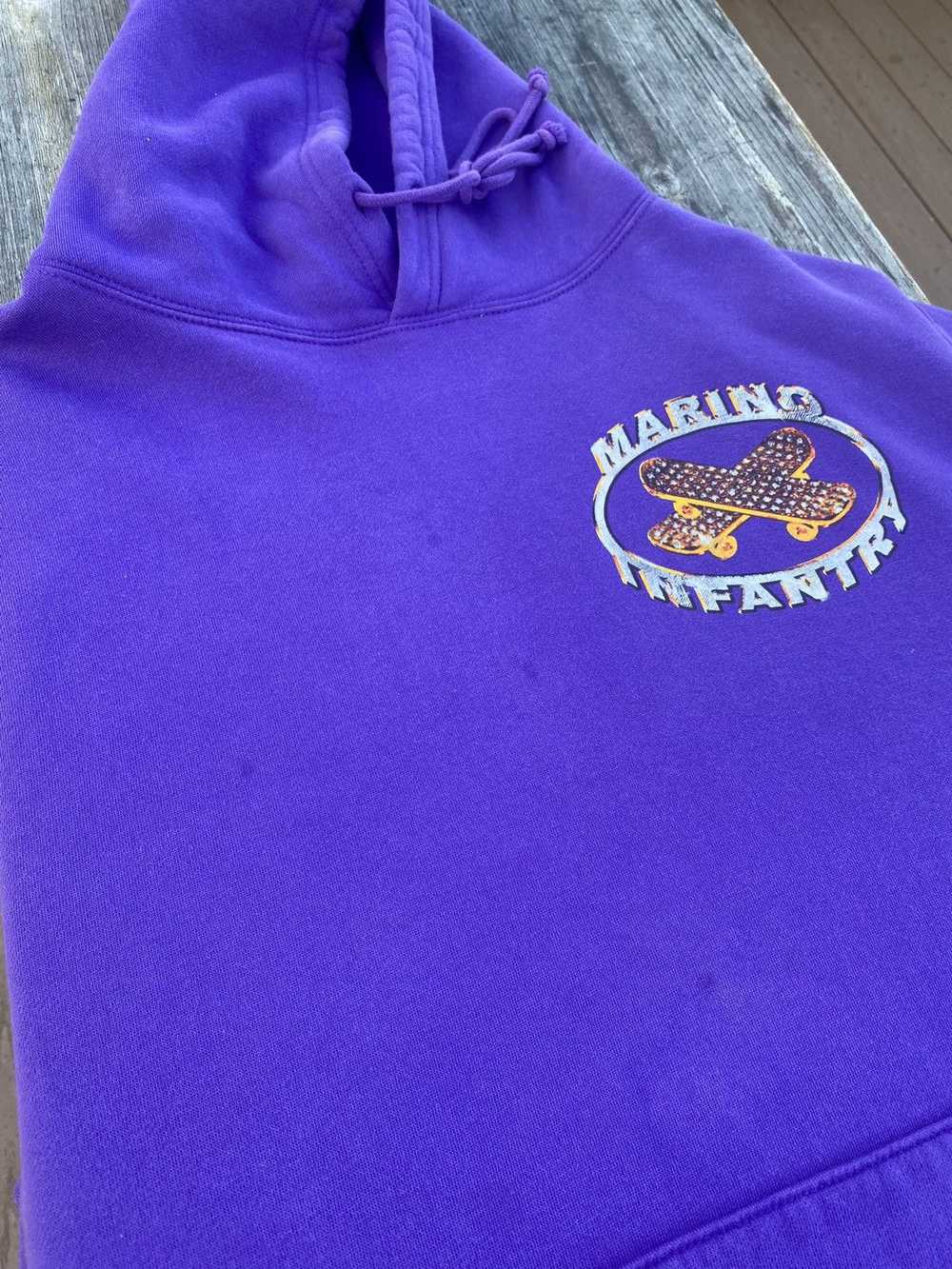 Marino Infantry Marino Infantry Purple Hoodie - image 3