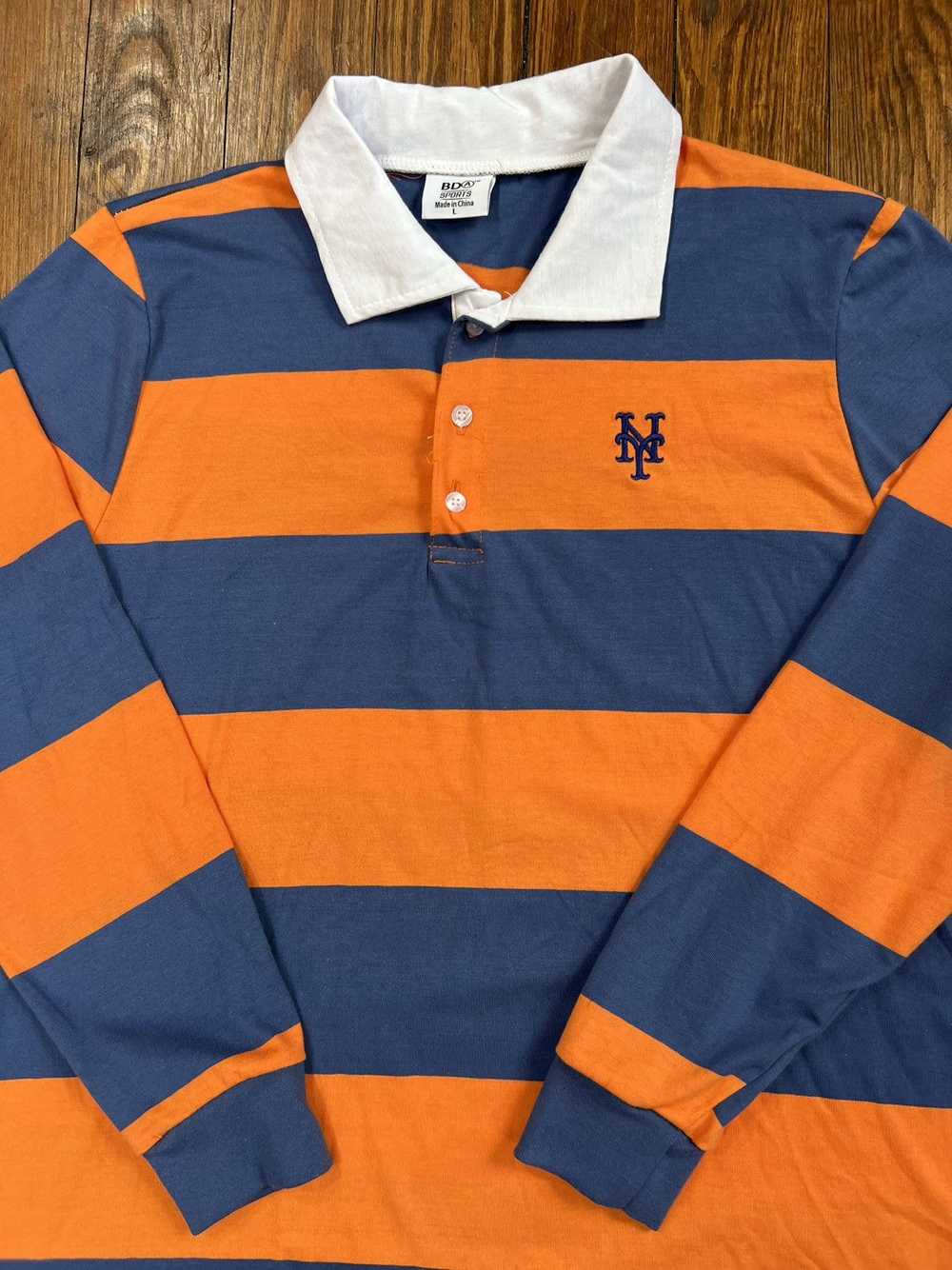 Mets × Streetwear × Vintage New York Mets Striped… - image 2