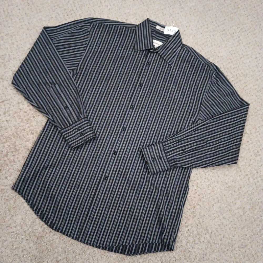 Pronto Uomo Pronto Uomo Shirt Mens Medium Black G… - image 2