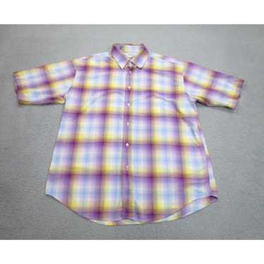 Bugatchi Bugatchi Uomo Shirt Adult Large Purple Y… - image 1