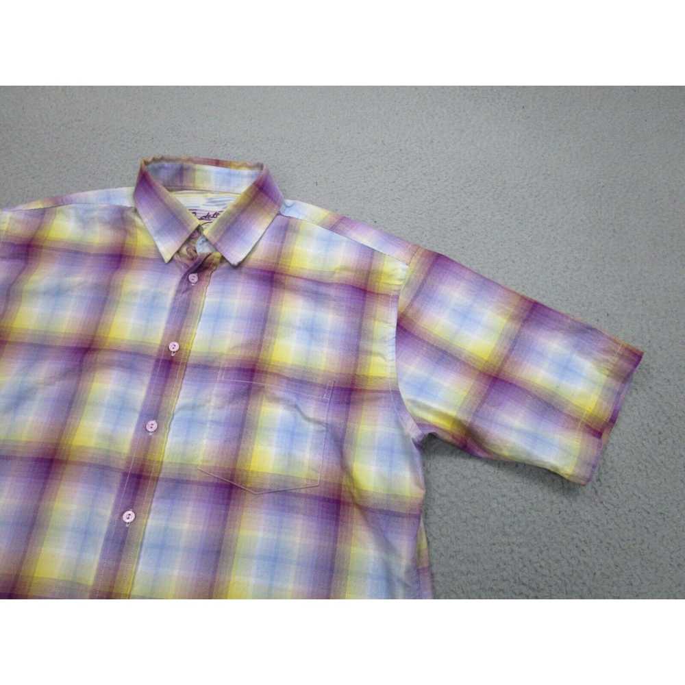 Bugatchi Bugatchi Uomo Shirt Adult Large Purple Y… - image 2
