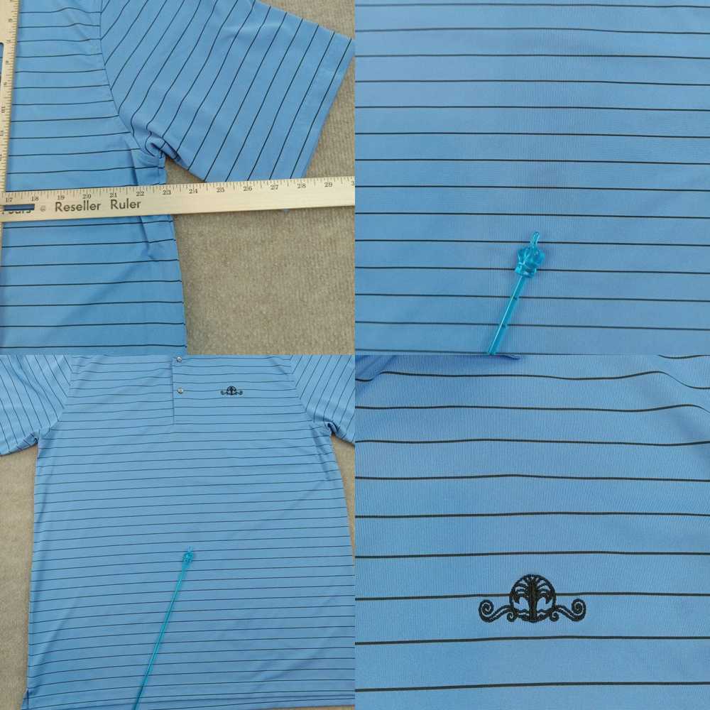 Vintage Donald Ross Polo Shirt Mens Large Blue St… - image 4