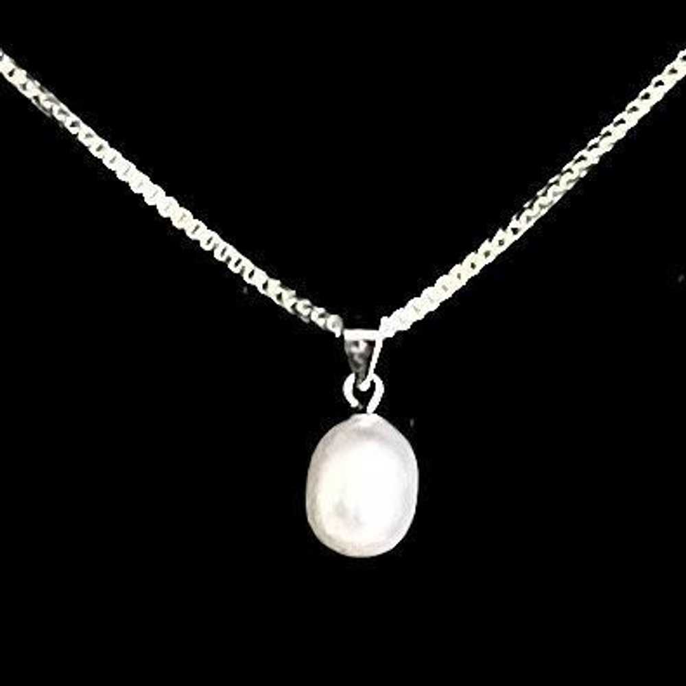 Sterling Silver AZLT White Solitary Pearl & Sterl… - image 7