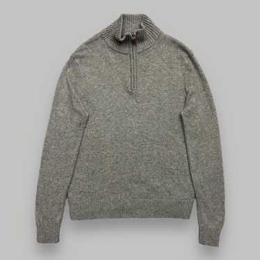 J.Crew × Streetwear Lambswool Sweater 1/4 Zip Pul… - image 1