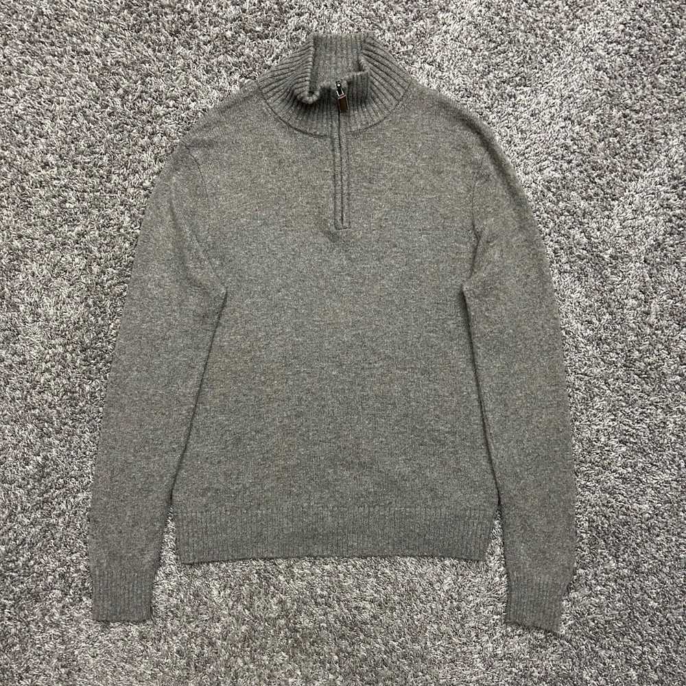 J.Crew × Streetwear Lambswool Sweater 1/4 Zip Pul… - image 9