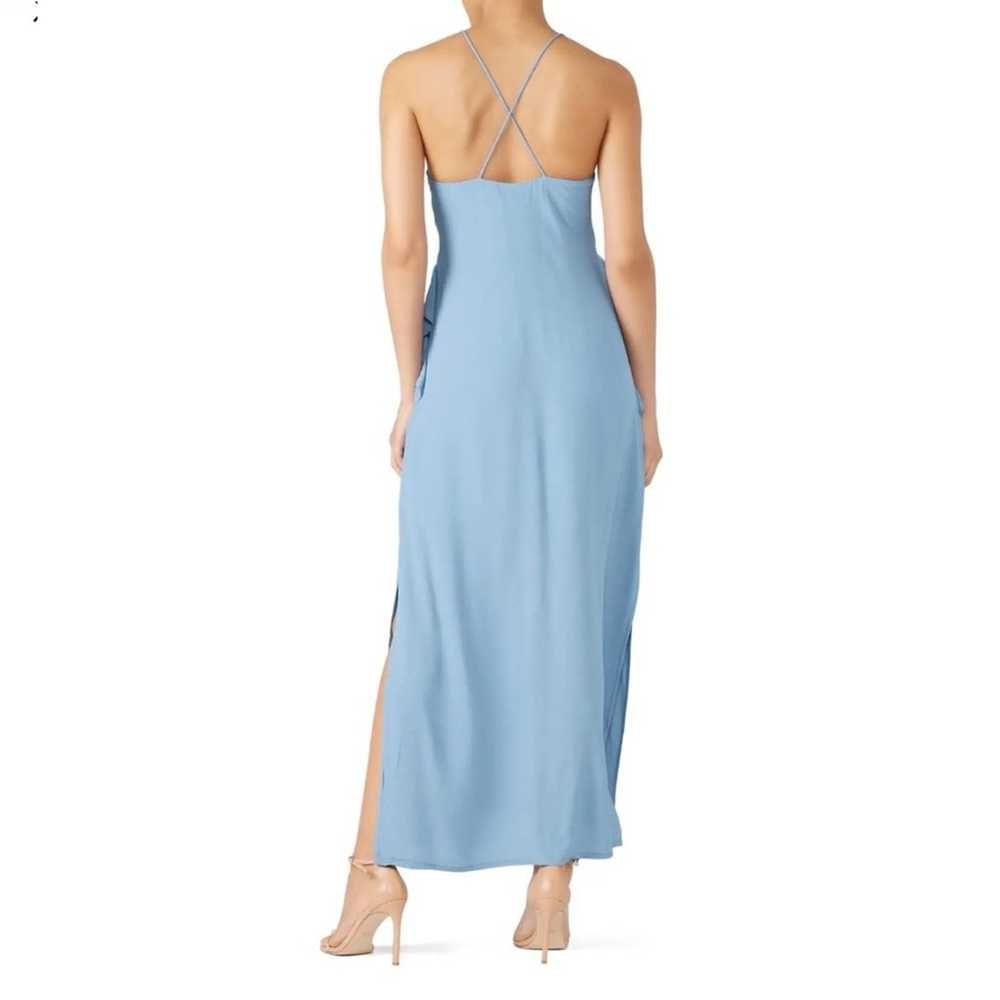 Elliatt blue ruffle rapture midi dress XS - image 7